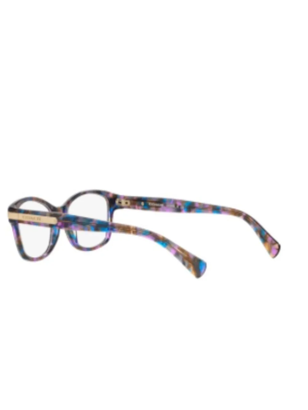 Coach HC6065 5288 Eyeglasses Frames Confetti Purple 51 17 136